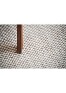 Acélszürke és fehér prémium gyapjú szőnyeg 200x140 cm