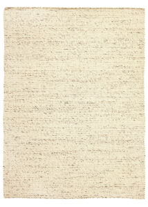 Barna és natúr prémium gyapjú szőnyeg 200x80 cm