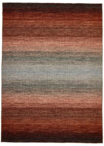 Barna színes prémium kilim szőnyeg 90x60 cm