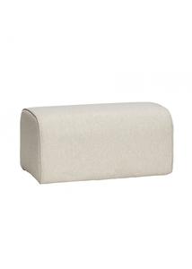 Bézs textil puff