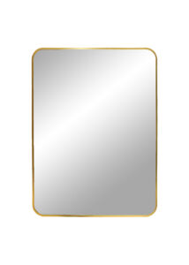 Elegáns sárgaréz keretes tükör 50x70 cm