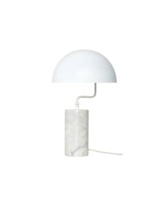 Fehér márvány asztali lámpa 48 cm