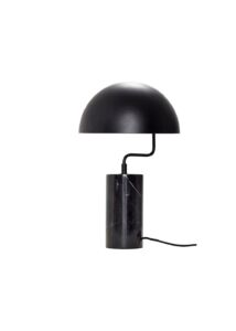Fekete márvány asztali lámpa 48 cm