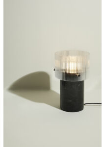 Fekete márvány asztali lámpa