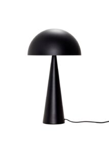 Gomba alakú fekete asztali lámpa 52 cm