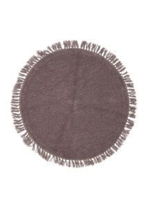 Lila kör alakú gyapjú szőnyeg Ø110 cm