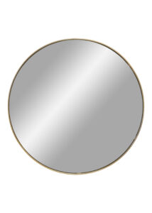 Modern arany színű keretes kör tükör Ø70 cm