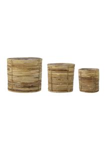 Rattan 3 db-os kosár szett