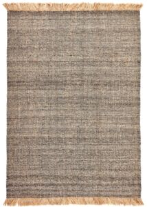 Sötétszürke prémium gyapjú szőnyeg 240x170 cm