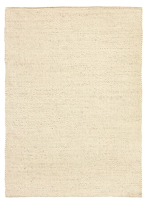 Szürke és natúr prémium gyapjú szőnyeg 200x80 cm