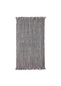 Szürke rojtos pamut szőnyeg 150x90 cm