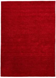 Vörös prémium gyapjú szőnyeg 90x60 cm
