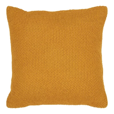Okkersárga díszpárna 45 cm