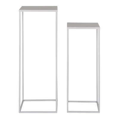 Szürke virágállvány 2 db-os szett