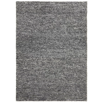 Sötétszürke Drops gyapjú szőnyeg 350 x 250 cm