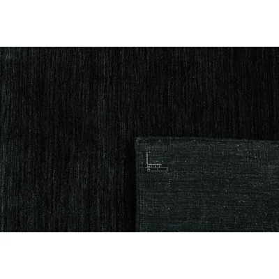 Fekete prémium gyapjú szőnyeg Panorama Uni 240 x 170 cm