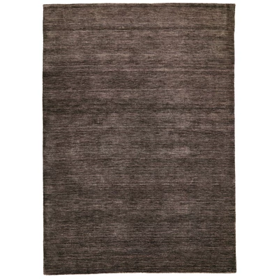 Sötétbarna prémium gyapjú szőnyeg Panorama Uni 350 x 250 cm