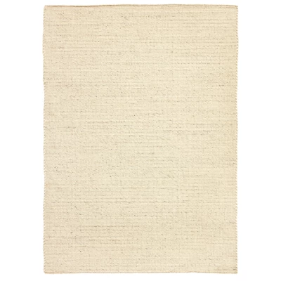 Szürke és natúr prémium gyapjú szőnyeg 200x140 cm
