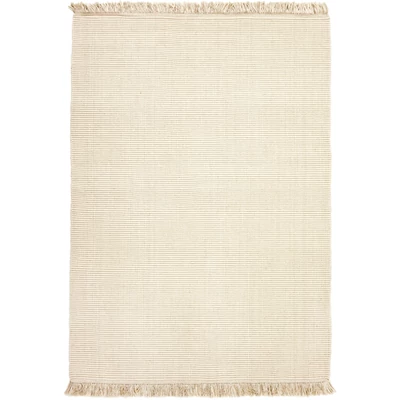 Gyapjú szőnyeg fehér Nordic Flair 300 x 80 cm