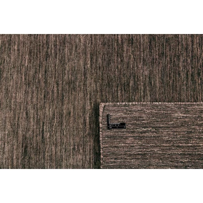 Sötétbarna prémium gyapjú szőnyeg Panorama Uni 300 x 80 cm
