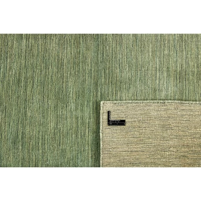 Zöld prémium gyapjú szőnyeg Panorama Uni 300 x 80 cm