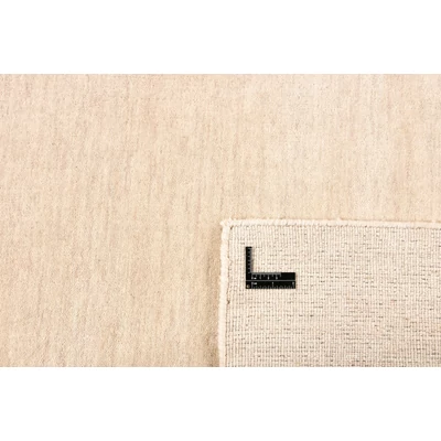 Fehér prémium gyapjú szőnyeg Panorama Uni 200 x 80 cm