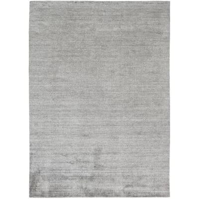 Acélszürke bambusz viszkóz szőnyeg 140x200 cm