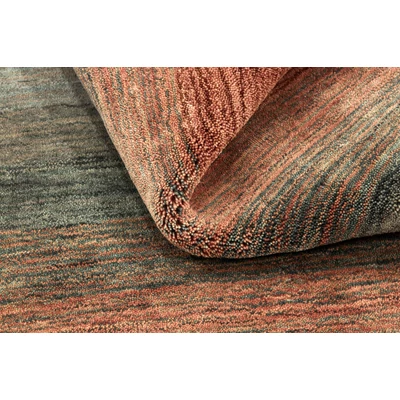 Barna színes prémium gyapjú szőnyeg 90x160 cm