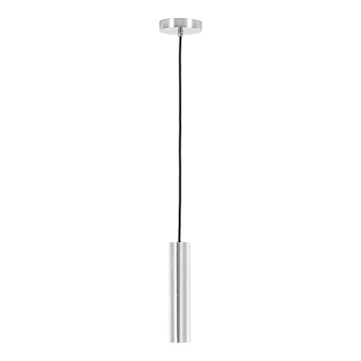 Ezüst színű minimalista függőlámpa 28 cm