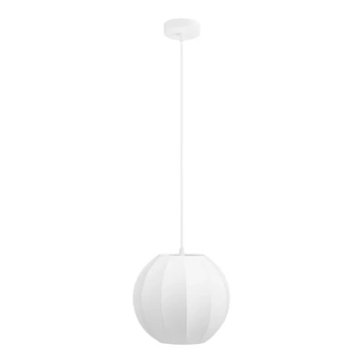 Fehér skandináv stílusú függőlámpa 25 cm