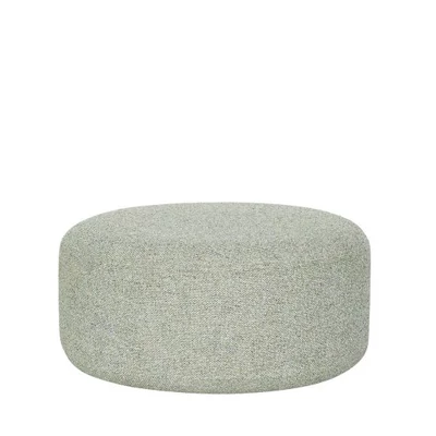 Halványzöld textil puff ø70 cm