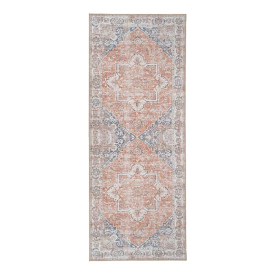 Klasszikus narancssárga mintás előszoba szőnyeg 80x200 cm