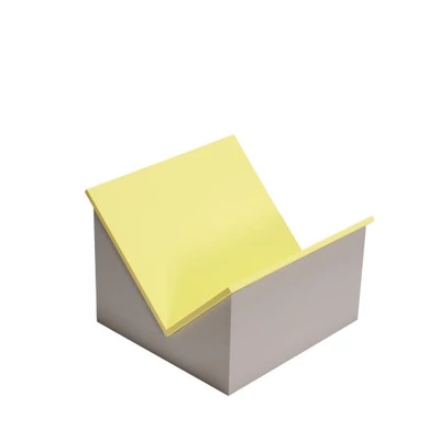 Kőrisfa design magazintartó