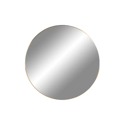 Minimalista sárgaréz keretes kör tükör Ø40 cm
