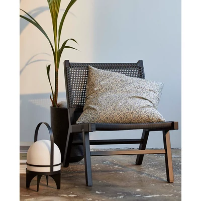 Nordic LED fekete hordozható lámpa