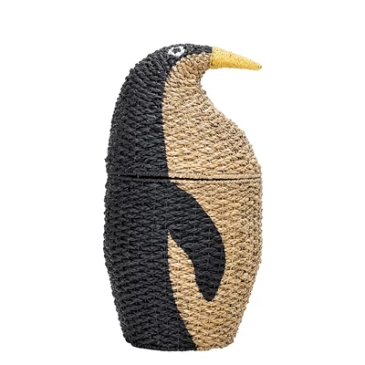 Pingvin alakú tároló kosár tetővel 69 cm
