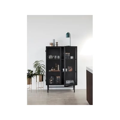 Sárgaréz lábakon álló kaspó szett 2 db