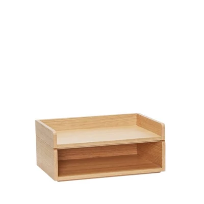 Tölgyfa 2 szintes irattartó