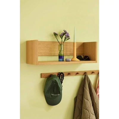 Tölgyfa előszoba polc 64 cm