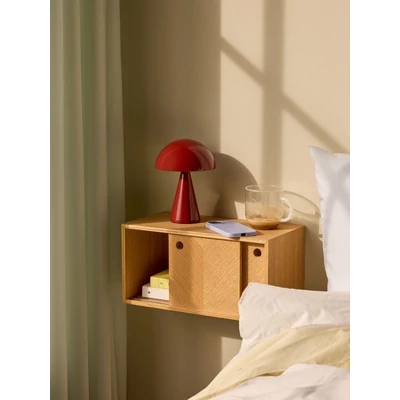 Tölgyfa fedett polc