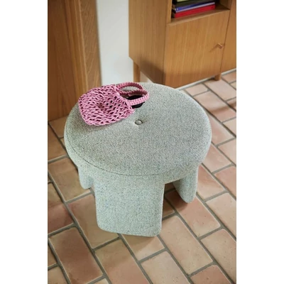 Világoszöld textil ülőke ø51 cm