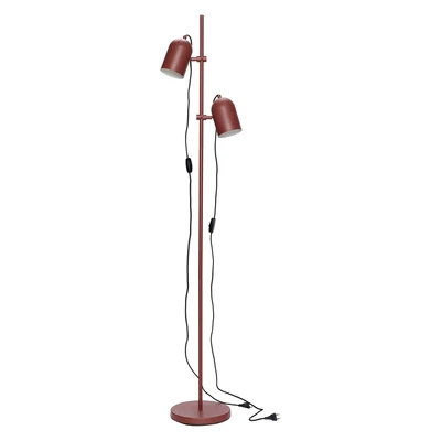 Vörös fém állólámpa 164 cm