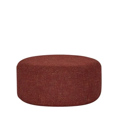 Vörös textil puff ø70 cm