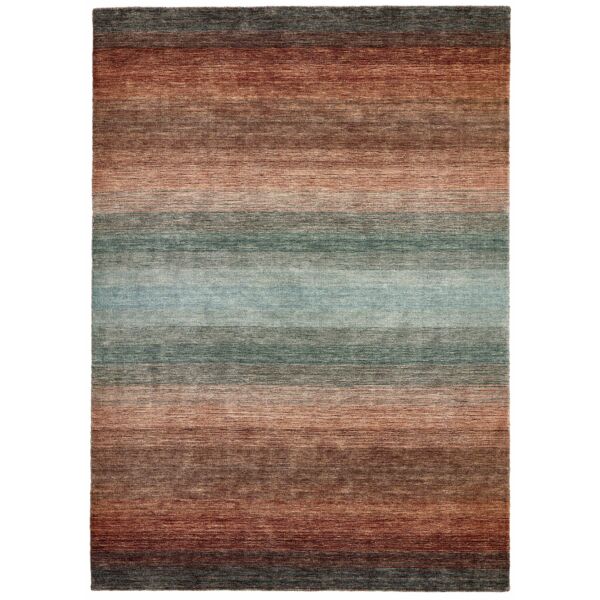 Barna színes prémium gyapjú szőnyeg 90x160 cm