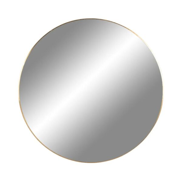 Minimalista sárgaréz keretes kör tükör Ø80 cm