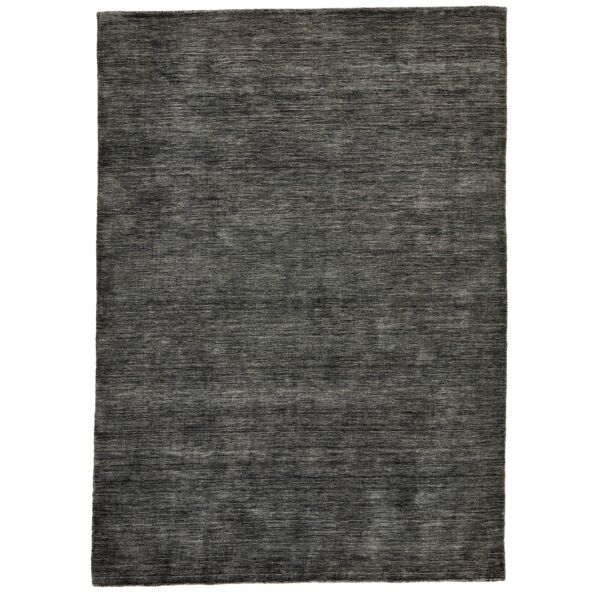 Sötét szürke prémium gyapjú szőnyeg 90x60 cm