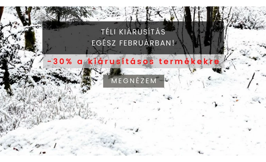 Téli kiárusítás!