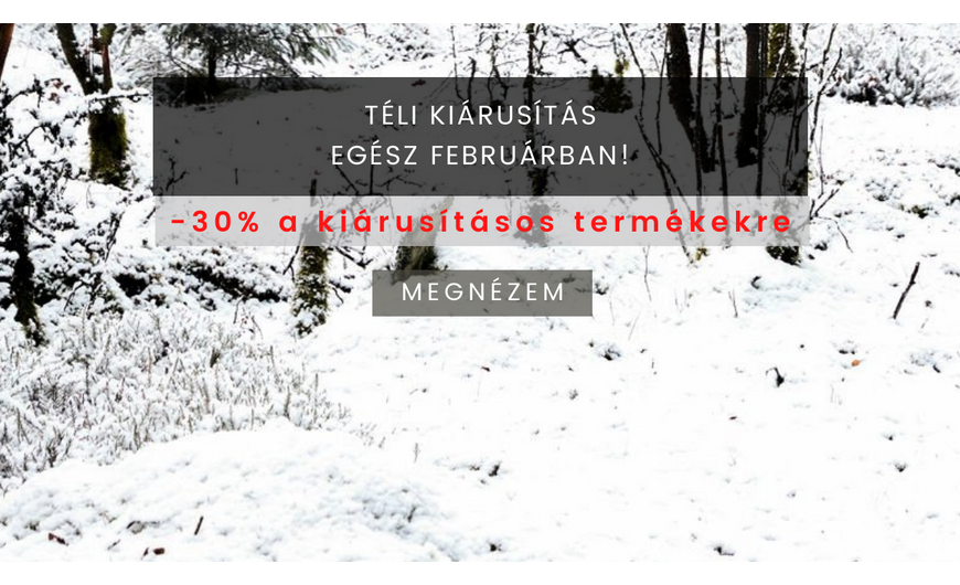 Téli kiárusítás!
