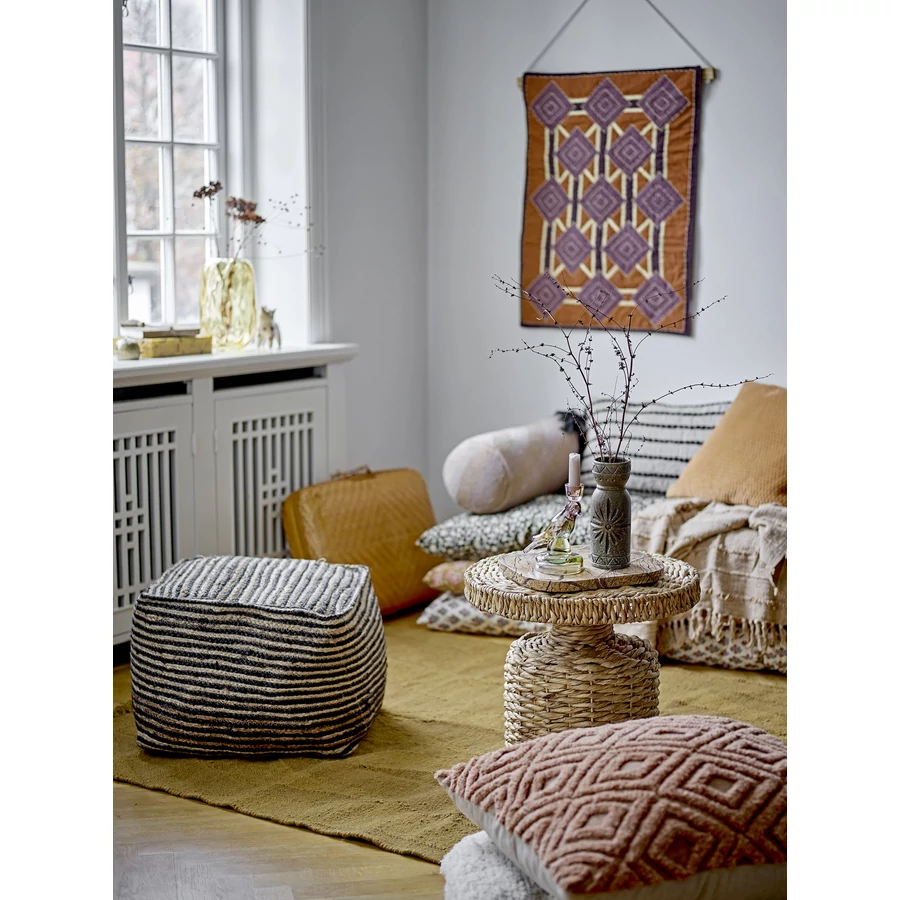 Barna szőtt gyapjú szőnyeg 200x140 cm