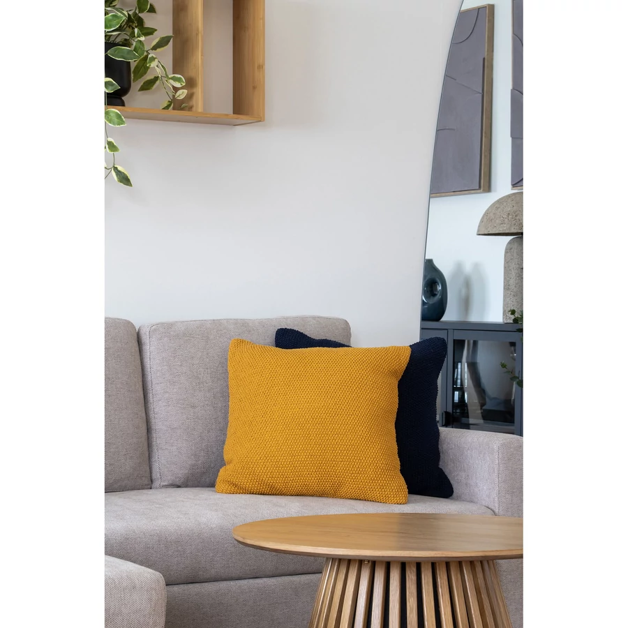 Okkersárga díszpárna 45 cm 2 db